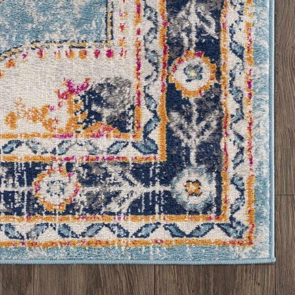 Tigried Turquoise 2308 Area Rug - Clearance For Sale - Image 5