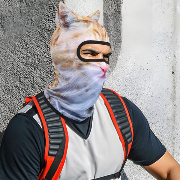 3D Cat Balaclava Face Mask on Sale - Image 2