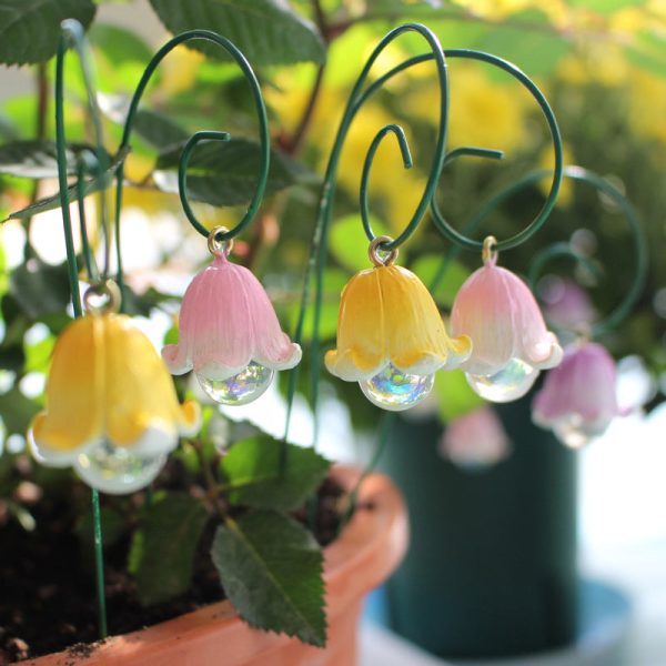 9 Pcs - Lily of the Valley Garden Stake Online - Image 2