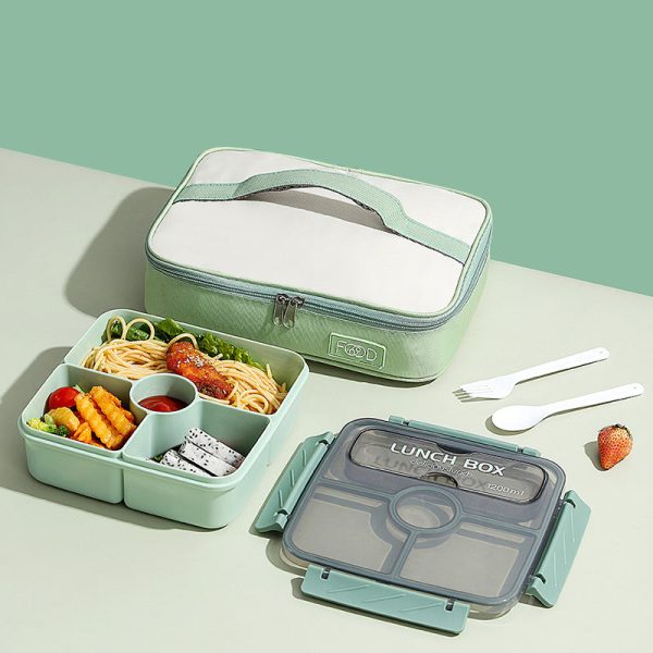 Reusable Lunch Box with 4 Compartments For Discount - Image 3