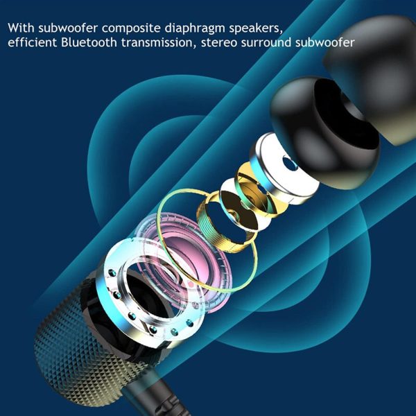 Wireless Bluetooth Neckband Headphone For Discount - Image 3