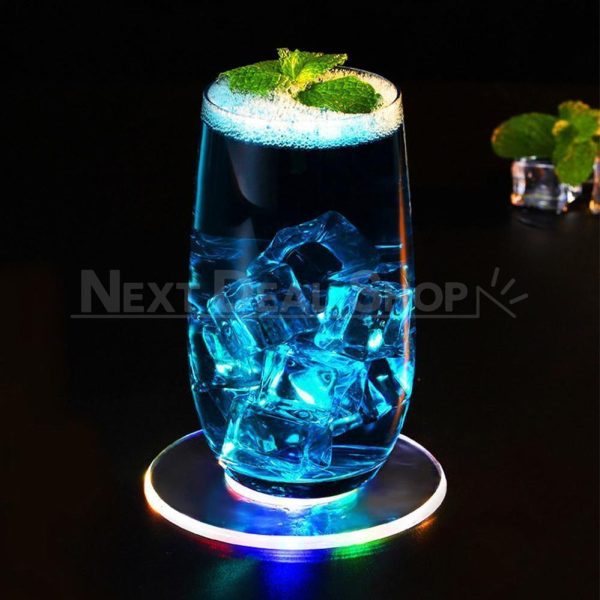 Transparent LED Light Coaster Online Hot Sale - Image 4