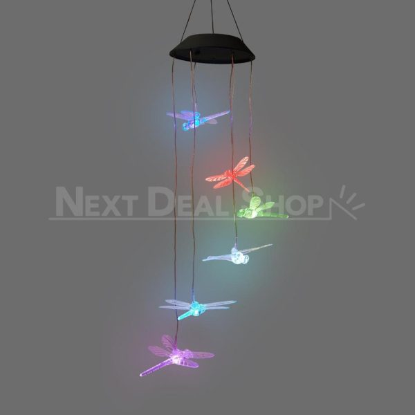 Solar-powered Dangling Dragonfly Light on Sale - Image 5