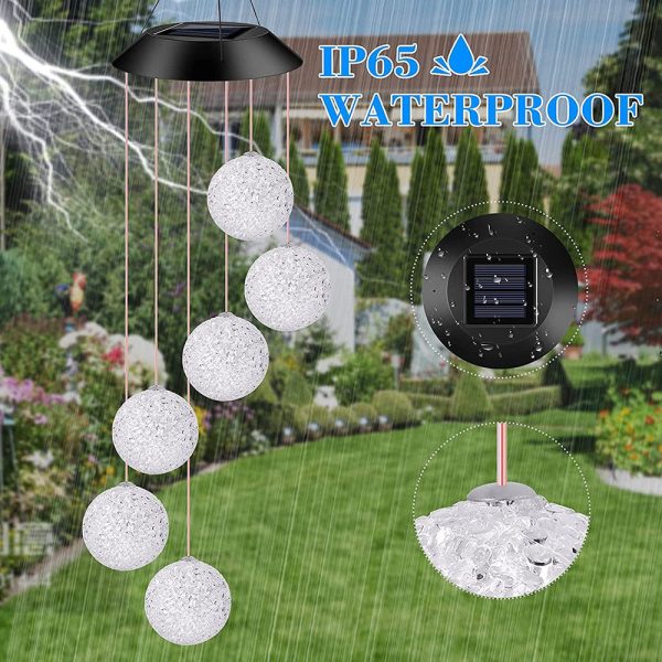 Solar-Powered LED Dangling Globe Light Sale - Image 4