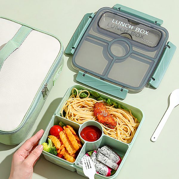 Reusable Lunch Box with 4 Compartments For Discount