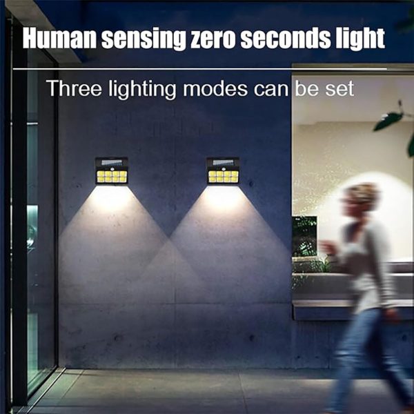 Solar Powered Motion Sensor Wall Light For Sale - Image 3