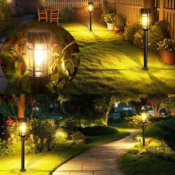 2 Pcs - Solar Powered Pathway Stake Light For Sale - Image 4