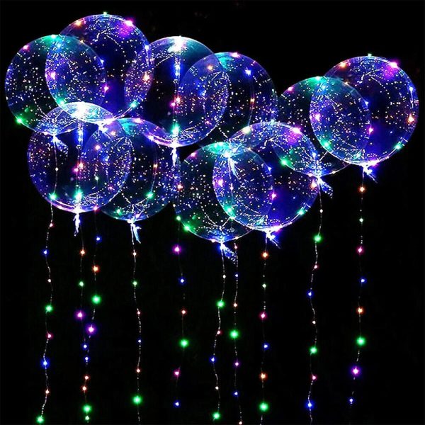 10 Pcs - Led Light up Bobo Balloon Online Hot Sale - Image 4
