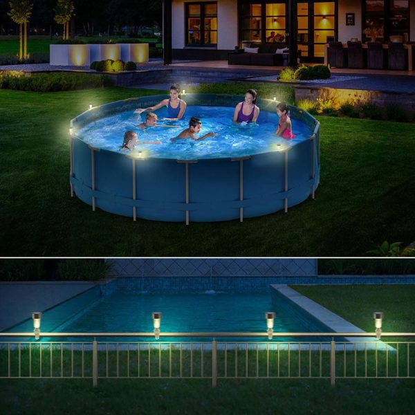4 Pcs - Solar Powered Diamond Light with Adjustable Strap Cheap - Image 2
