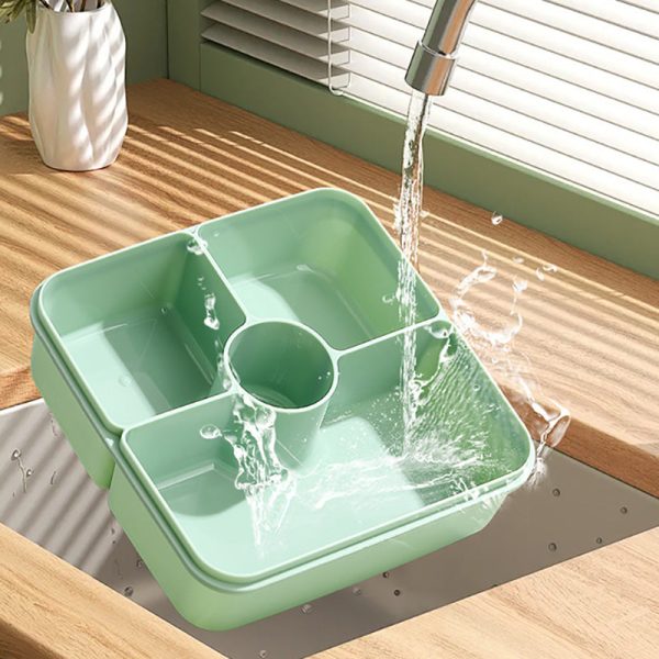 Reusable Lunch Box with 4 Compartments For Discount - Image 4