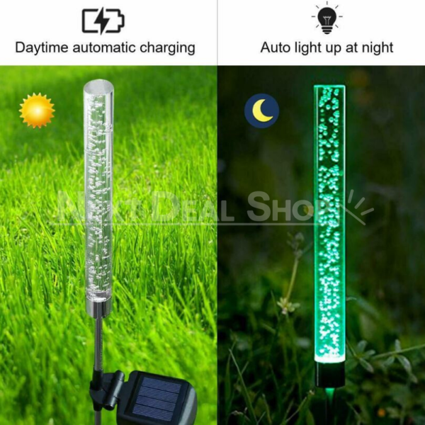 Solar-Powered LED Color Changing Bubble Light Discount - Image 4