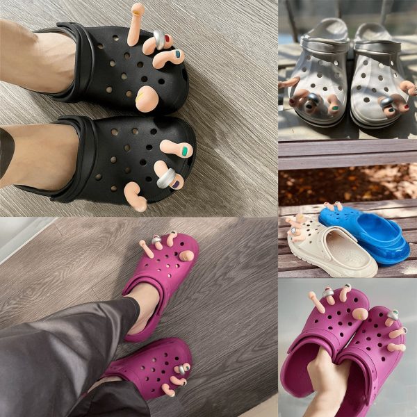 3D Toe Shoe Charms Set Supply - Image 3
