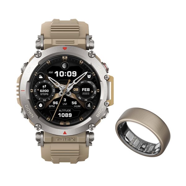 Amazfit T-Rex Ultra + Helio Ring Cheap - Image 2