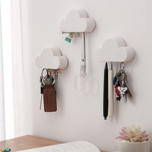 2 Pcs - Magnetic Cloud Key Holder Sale
