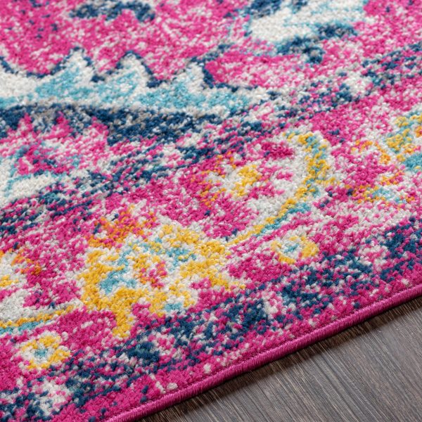 Reedham Magenta Area Rug For Cheap - Image 3